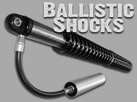 Ballistic Racing shocks.